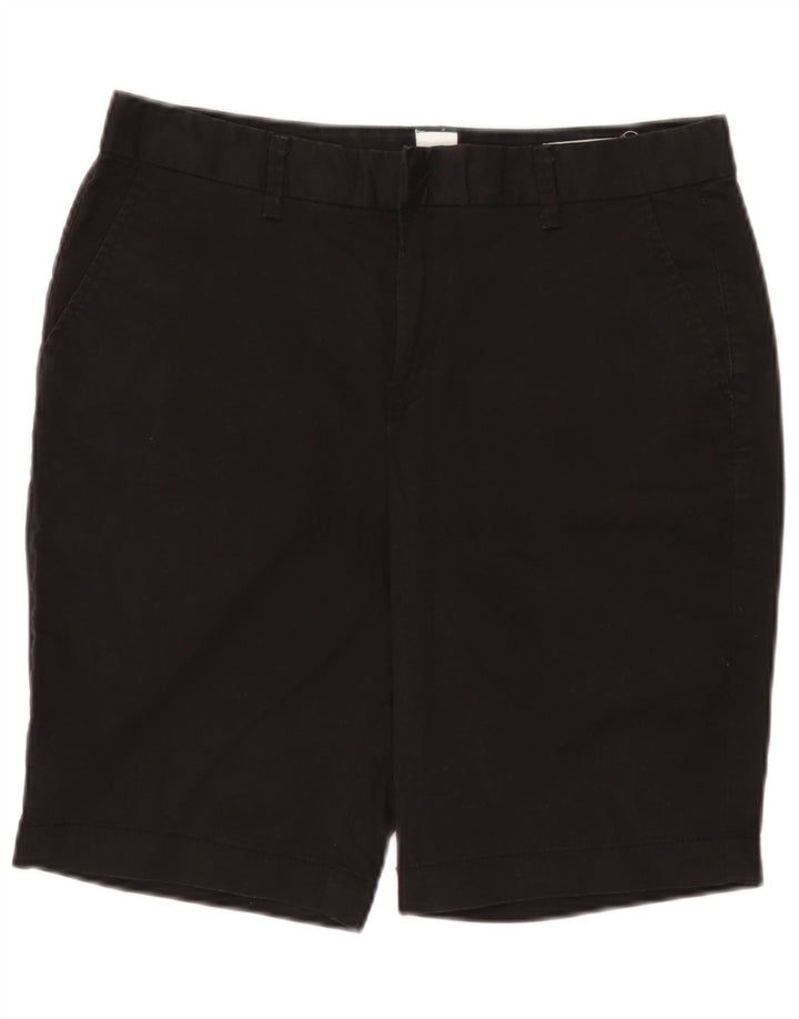 Gap Womens Chino Shorts UK 8 Small W32 Black Bomuld