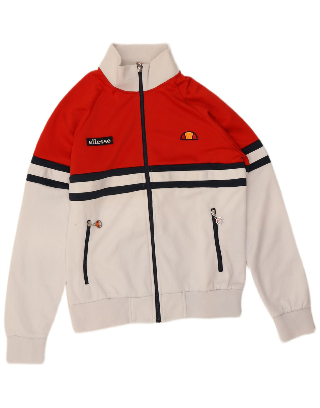 Ellesse Herre træningsdragt Topjakke Lille Hvid Colourblock Polyester