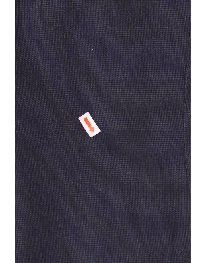 Massimo Dutti Herre 2-knaps blazerjakke EU 52 Large Navy Blue Houndstooth