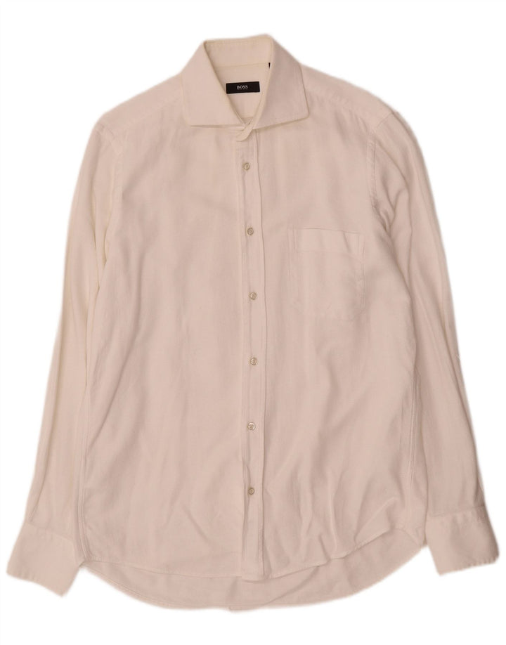 Hugo Boss Herreskjorte str. 38 Medium White