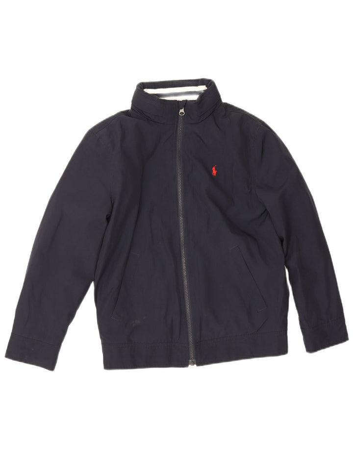 Polo Ralph Lauren Boys Bomber Jacket 10-11 år Medium Navy Blue Polyester
