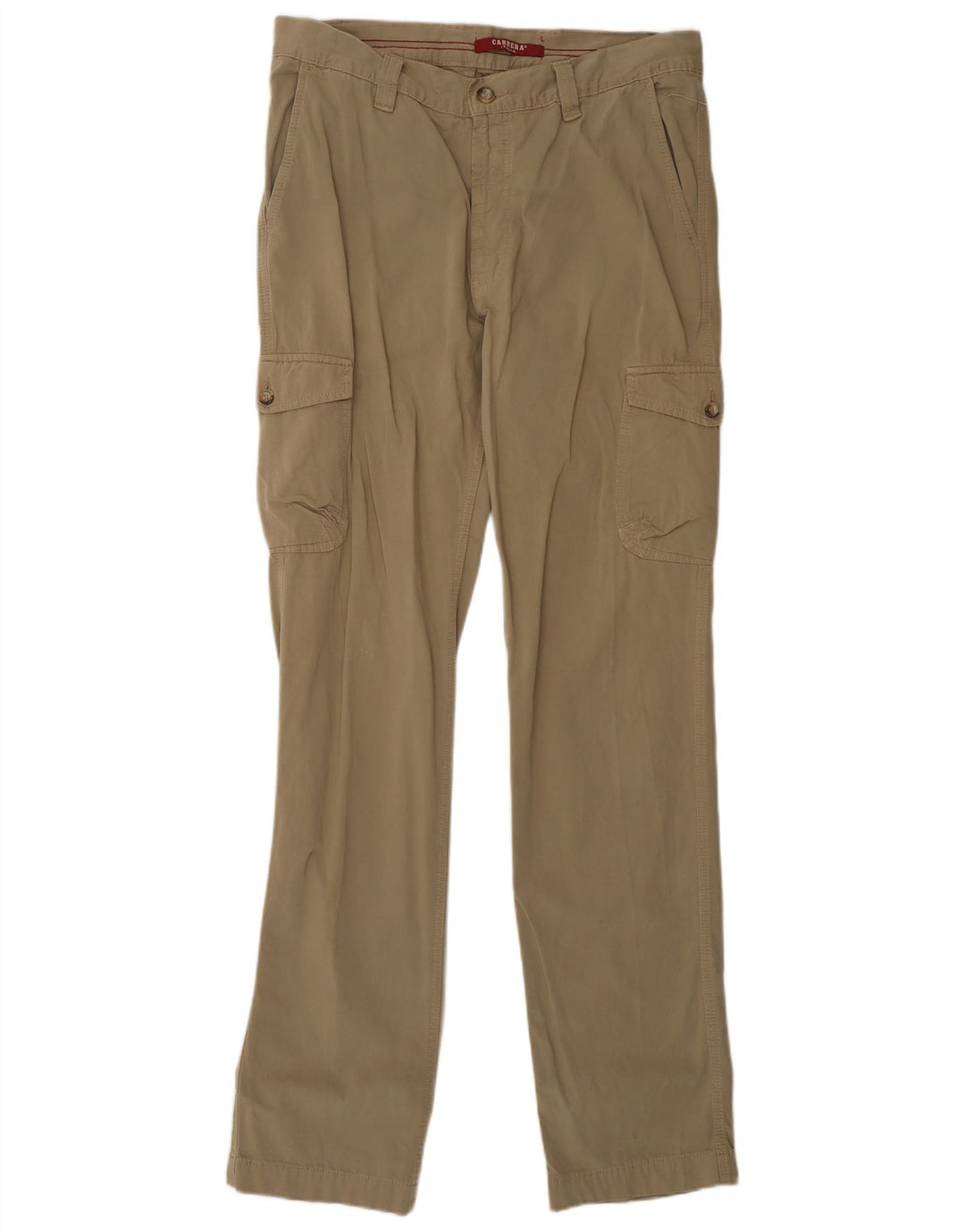 Carrera Straight Cargo Bukser til mænd IT 48 Medium W33 L34 Beige Bomuld