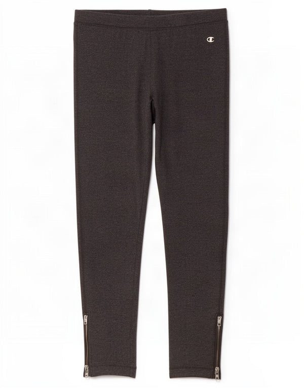 Champion Womens Leggings UK 12 Medium Grey