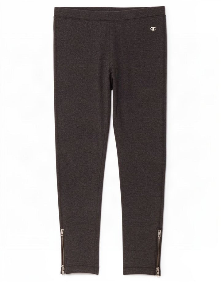 Champion Womens Leggings UK 12 Medium Grey