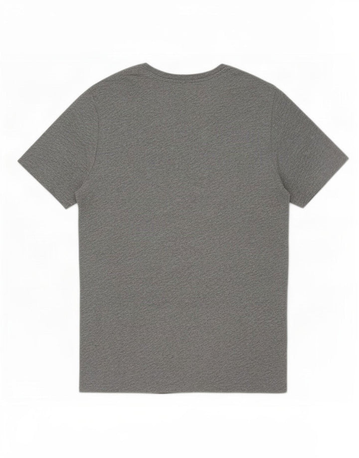 Nike Herre Athletic Cut Grafisk T-Shirt Top Medium Grey Bomuld