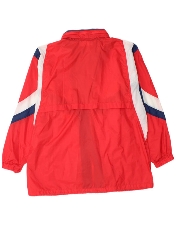 ALEX Regnjakke til mænd UK 42 XL Rød Colourblock Polyamid