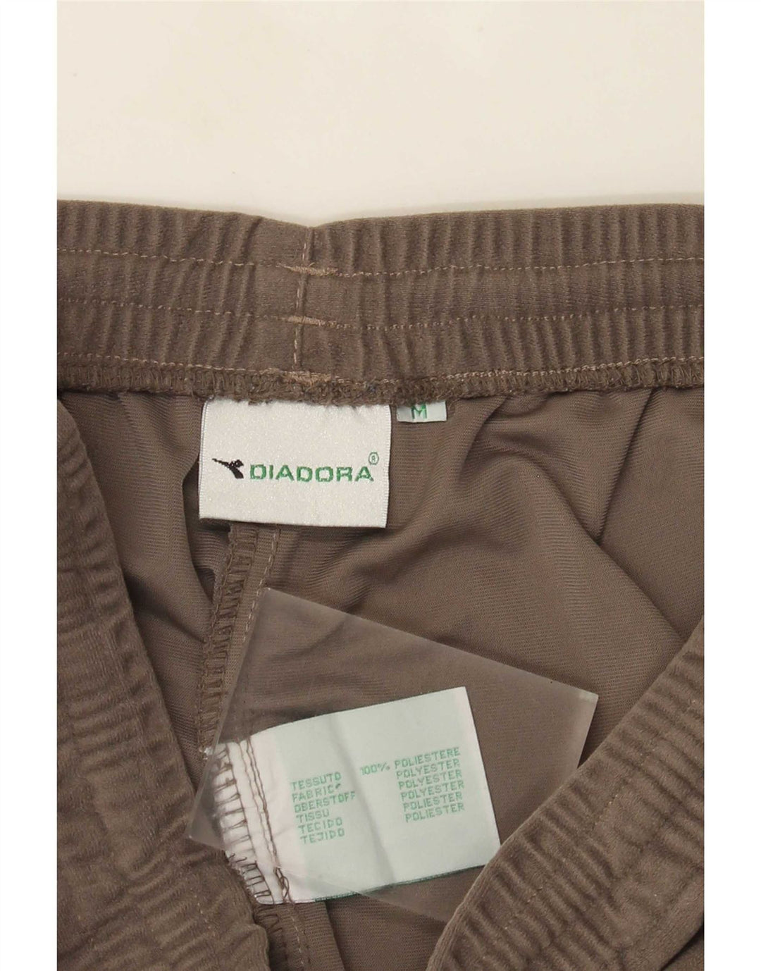 Diadora Herre Cargo Velour Træningsdragt Bukser Medium Grå Polyester
