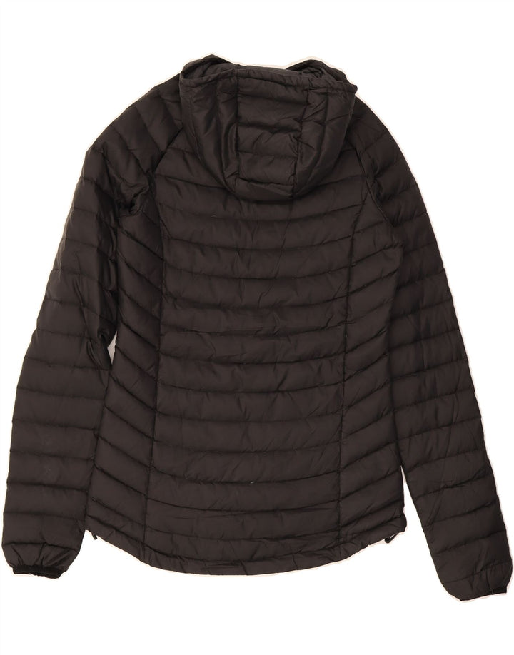 MOUNTAIN WAREHOUSE Womens Hooded Padded Jacket UK 8 Small Black Nylon Vintage Mountain Warehouse and Second-Hand Mountain Warehouse from Messina Hembry 