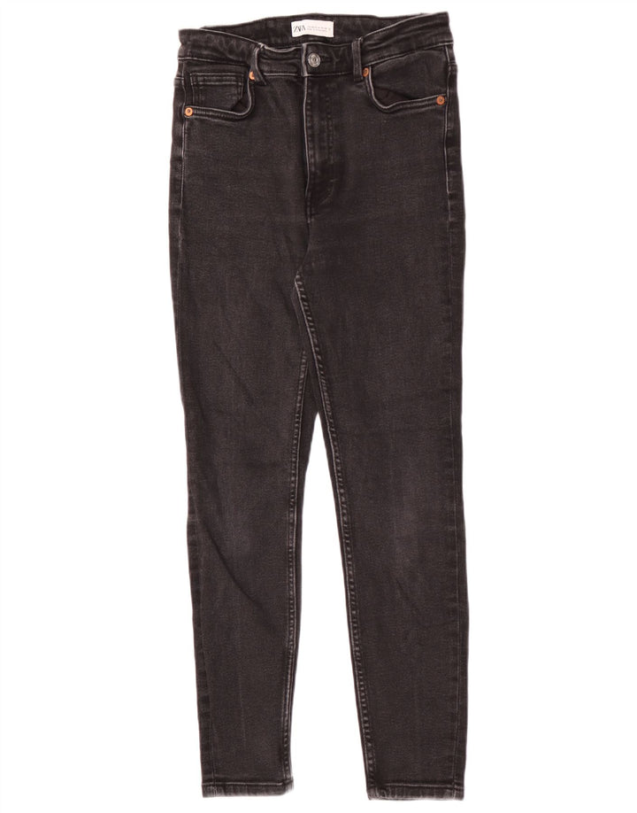 Zara Dame Skinny Jeans EU 40 Medium W30 L27 Sort