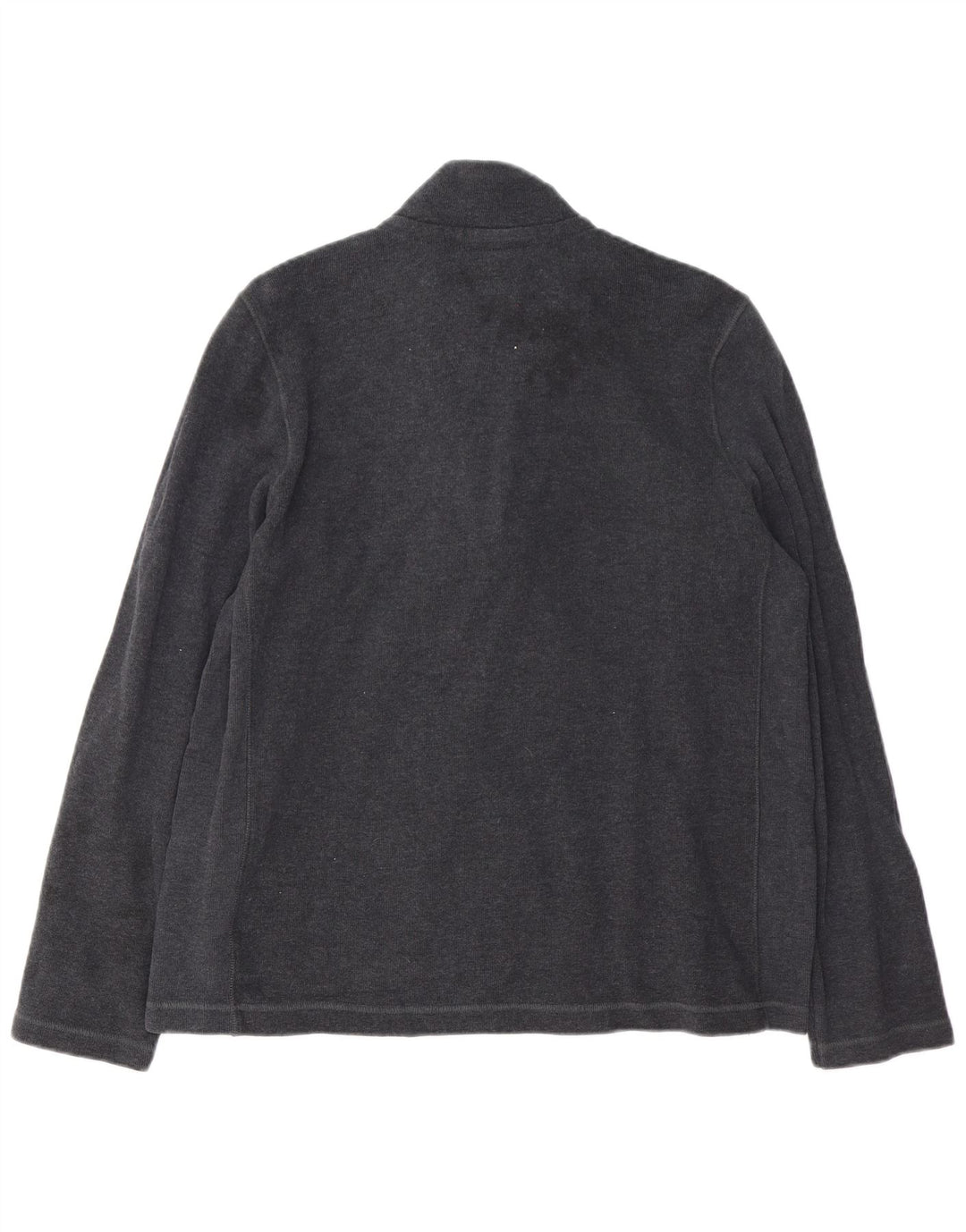 JACK & JONES Herre Zip Neck Jumper Sweater XL Grå Bomuld