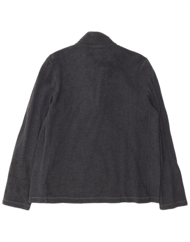 JACK & JONES Herre Zip Neck Jumper Sweater XL Grå Bomuld