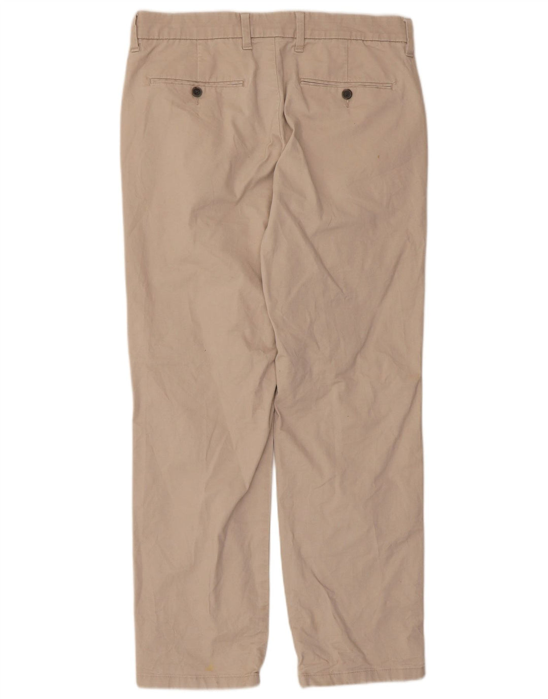 Marks & Spencer Herre Regular Fit Chinobukser W32 L29 Beige Bomuld