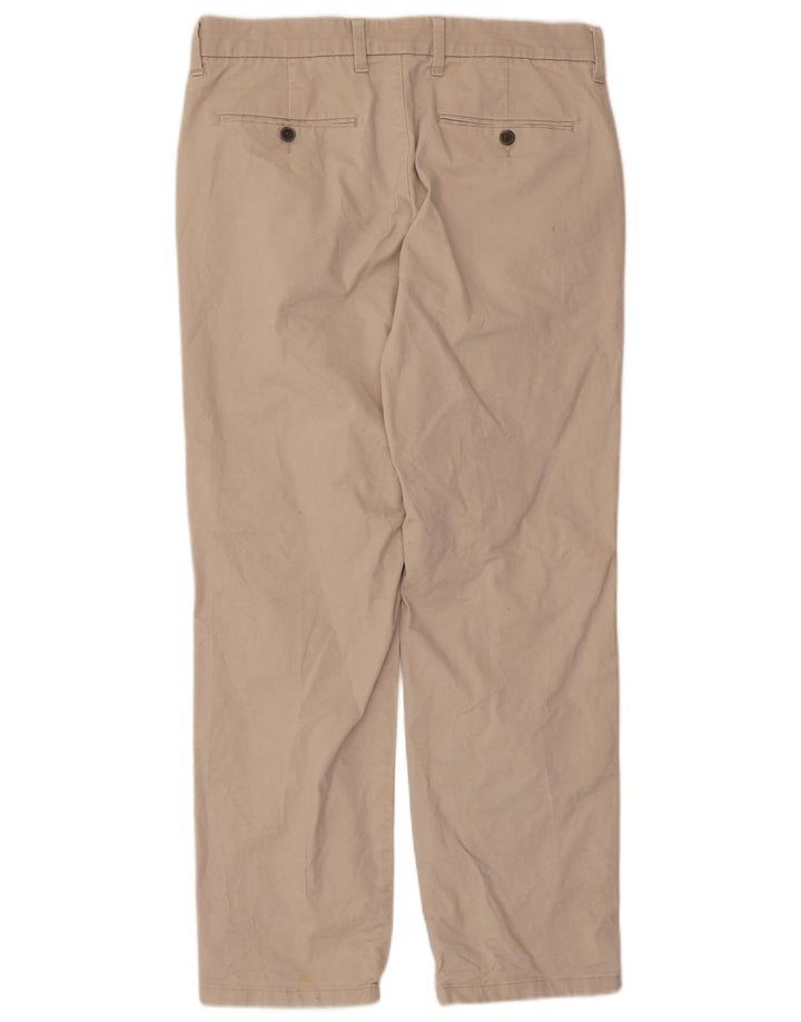 Marks & Spencer Herre Regular Fit Chinobukser W32 L29 Beige Bomuld