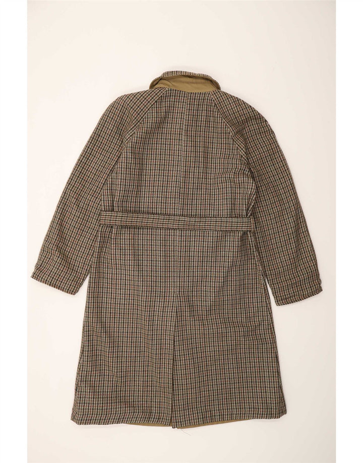 Vintage Vendbar overfrakke til mænd IT 48 Medium Khaki