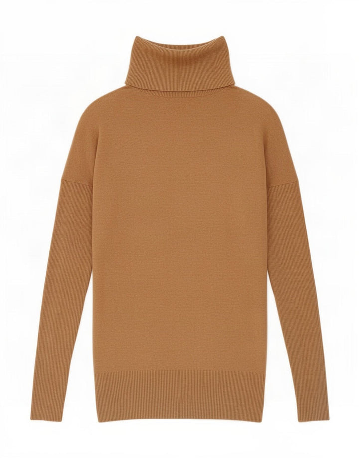 Guess By Marciano Dame Rullehals sweater UK 14 Medium Brun