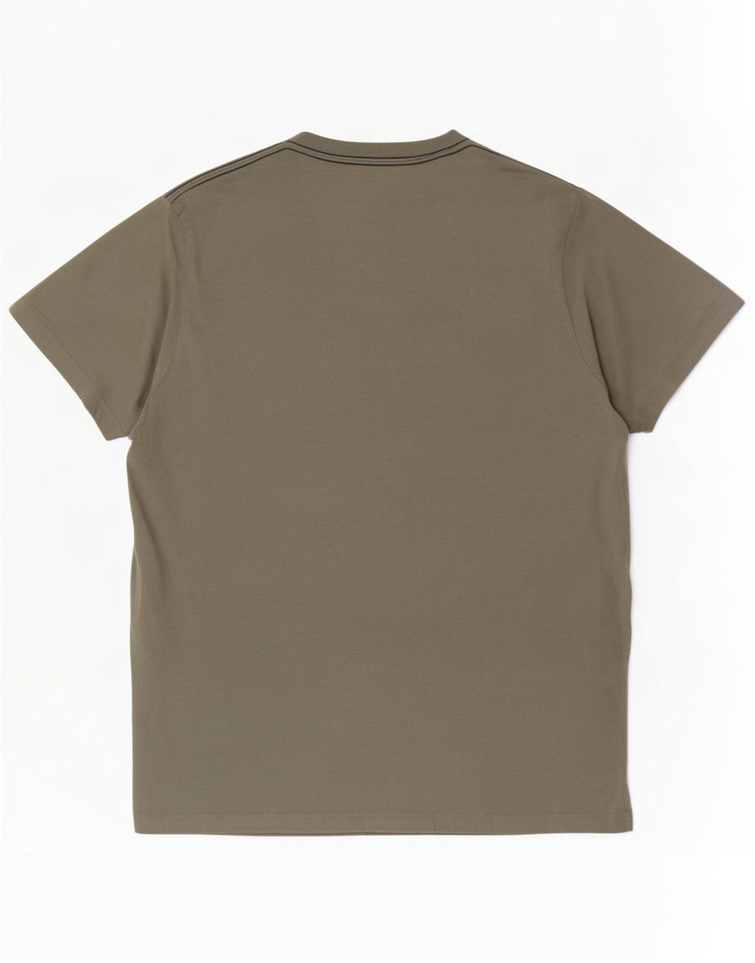Weird Fish Herre grafisk T-shirt Top Stor Khaki Bomuld