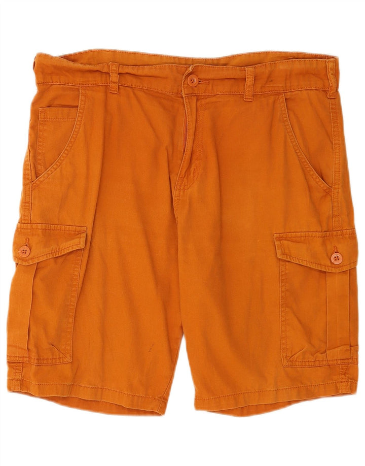 Mountain Warehouse Herre Cargo Shorts W34 Large Orange Bomuld