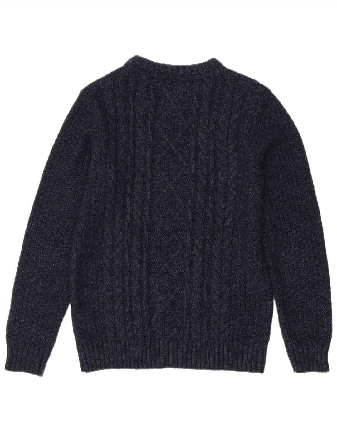 Fat Face Herre Boat Neck Jumper Sweater Small Navy Blue Uld