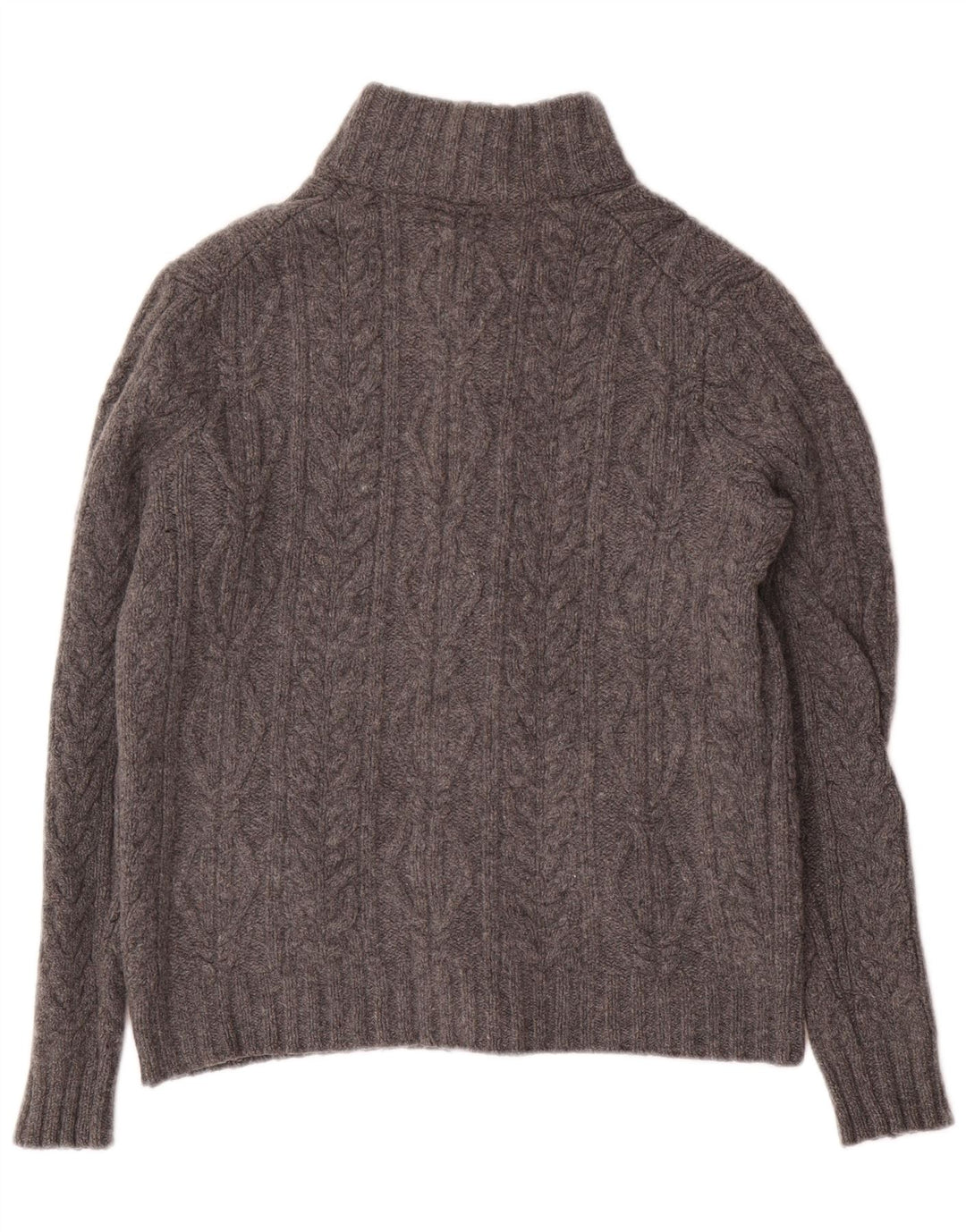 Massimo Dutti Dame Cardigan Sweater UK 14 Medium Grey