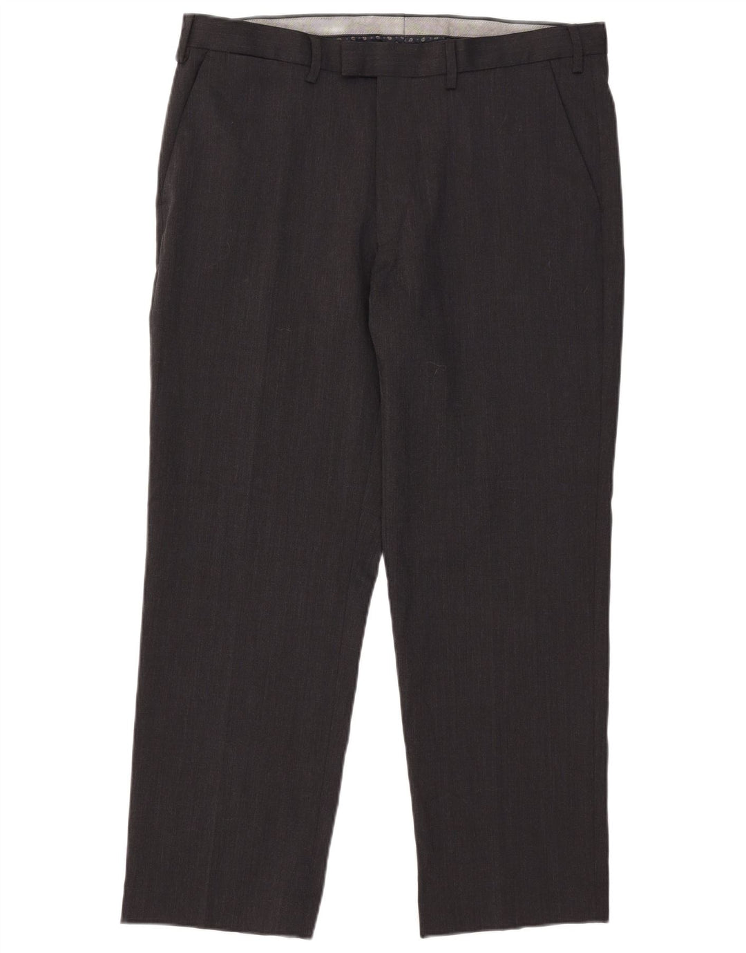 Marks & Spencer Herre Regular Suit Bukser W38 L29 Grå Polyester
