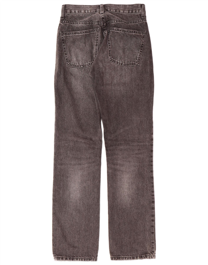 Zara Womens Regular Fit Straight Jeans EU 34 2XS W24 L30 Grå Klassisk