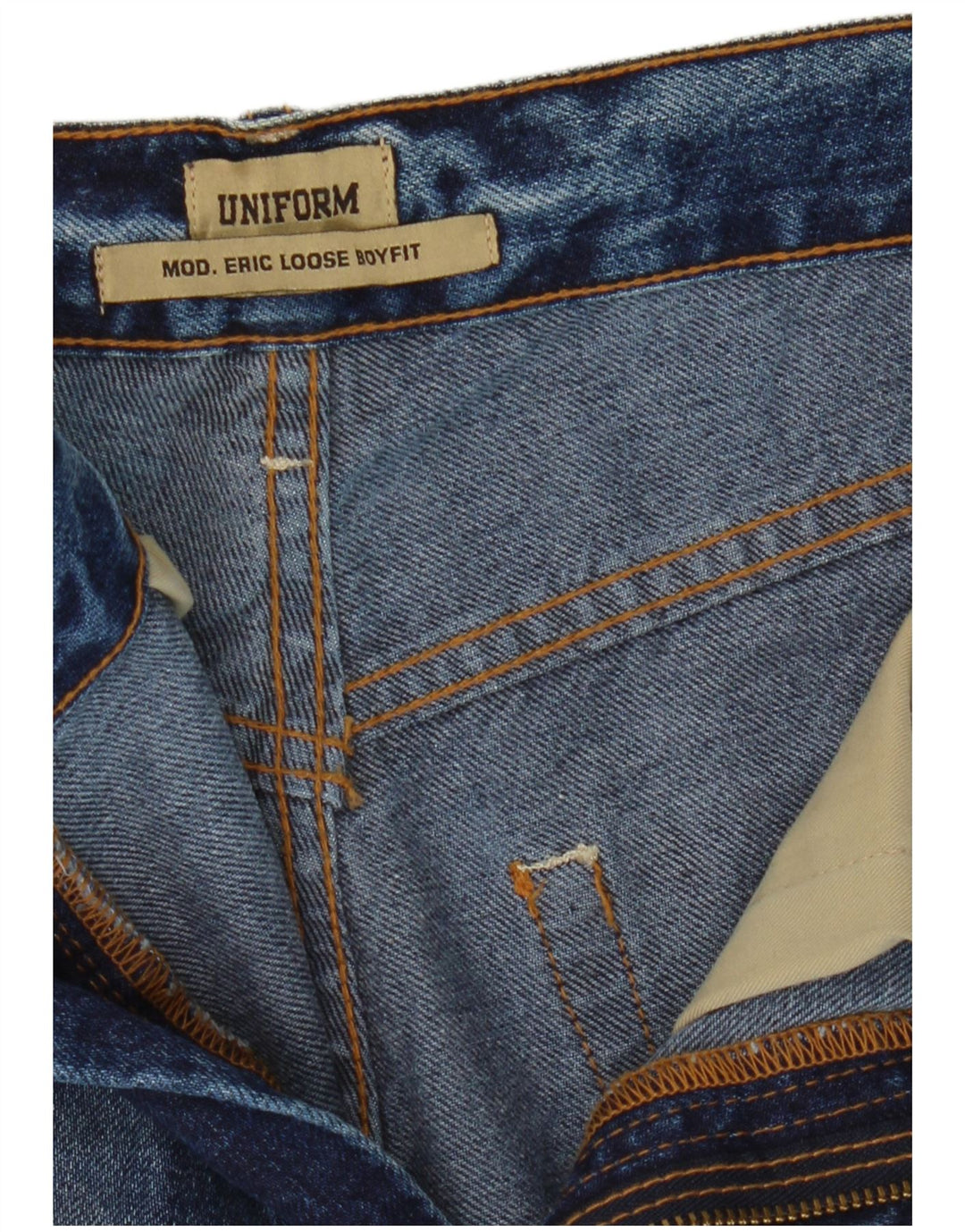 UNIFORM Mænd Distressed Loose Jeans W30 L30 Blå