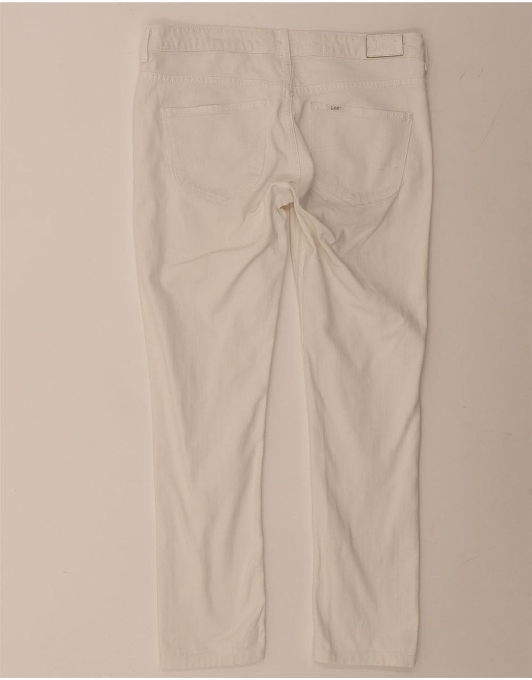 Lee Kvinder Norma Slim Jeans W30 L27 Hvid Bomuld