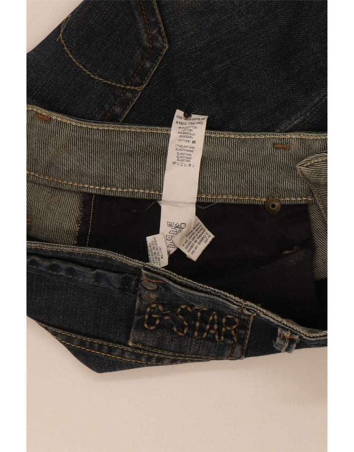 G-Star Womens Cropped Jeans W28 L25 Marineblå Bomuld