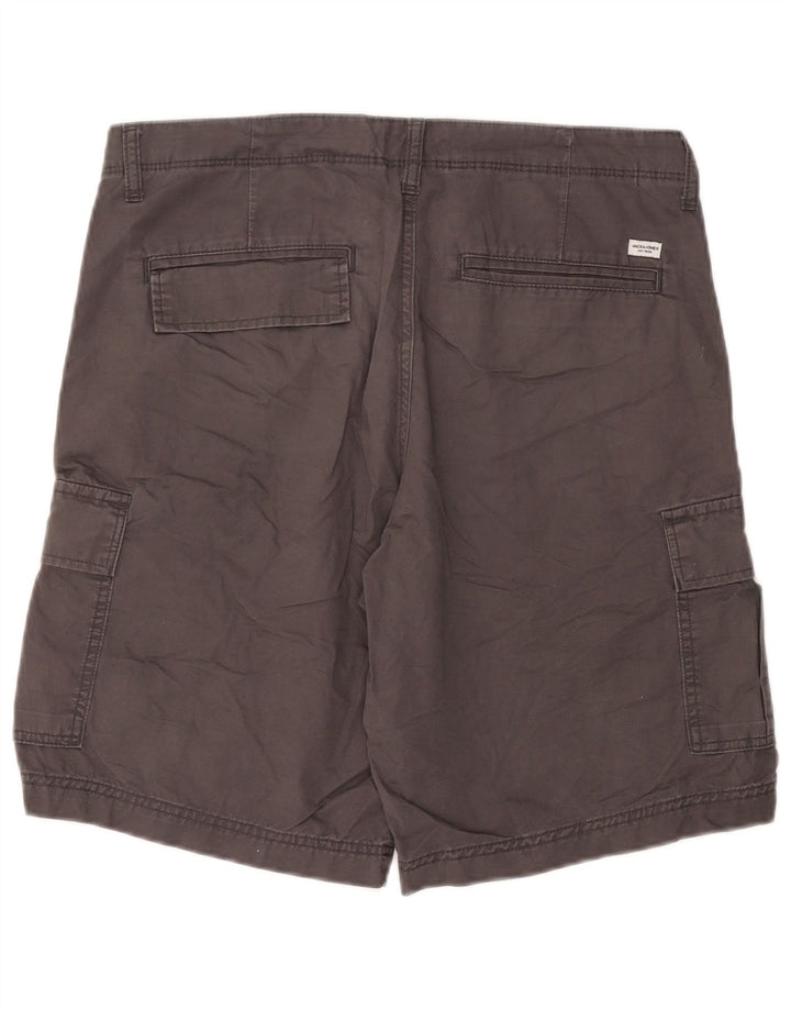 Jack & Jones Herre Cargo Shorts Large W36 Grå Bomuld