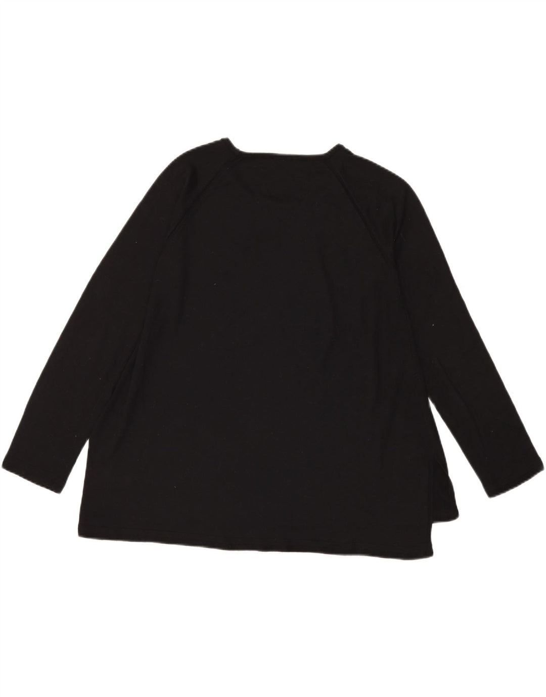 Benetton Dame Top Langærmet UK 16 Large Sort