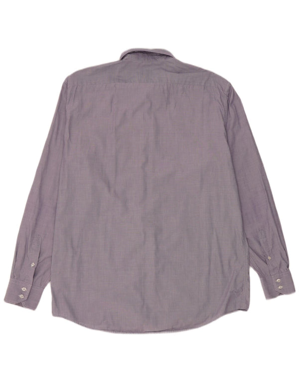 Lacoste Herreskjorte str. 43 Large Blue Cotton