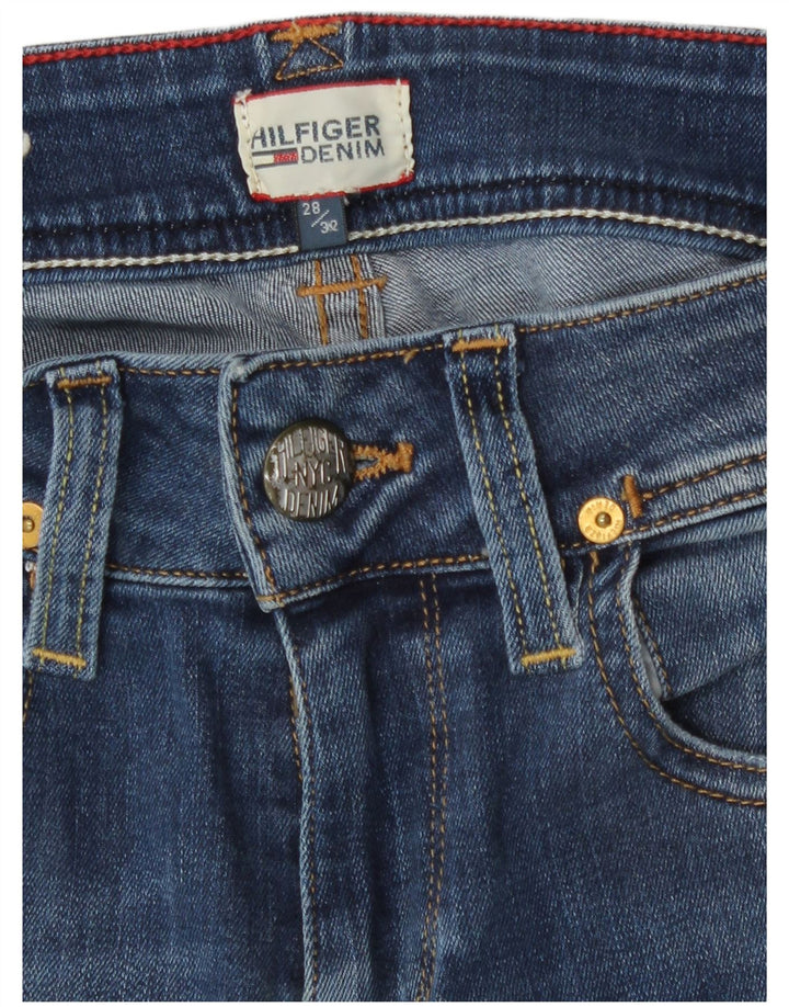 Tommy Hilfiger Dame Bootcut Jeans W28 L32 Blå Bomuld