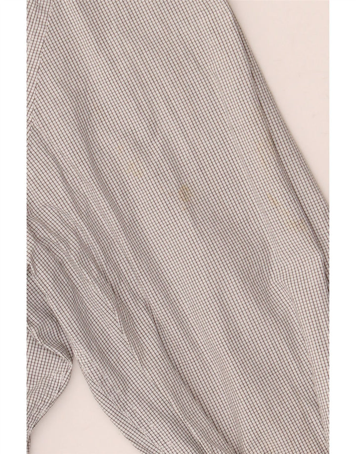 Calvin Klein Herre Slim Fit Formel skjorte Medium Grey Gingham Cotton