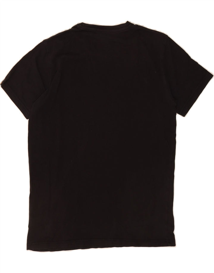 ALPHA INDUSTRIES Mens Graphic T-Shirt Top Medium Black Cotton Vintage Alpha Industries and Second-Hand Alpha Industries from Messina Hembry 