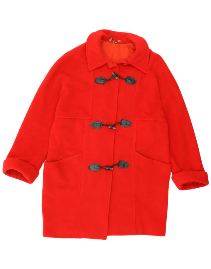 Vintage Dame Duffel Coat UK 14 Large Red