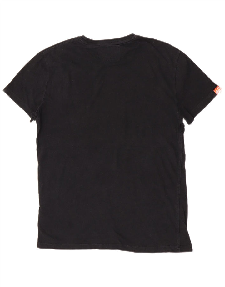 Superdry T-shirt top mellem sort bomuld til mænd