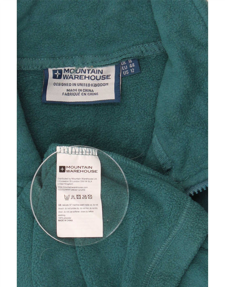 Mountain Warehouse Dame Oversized Fleecejakke UK 16 Large Green