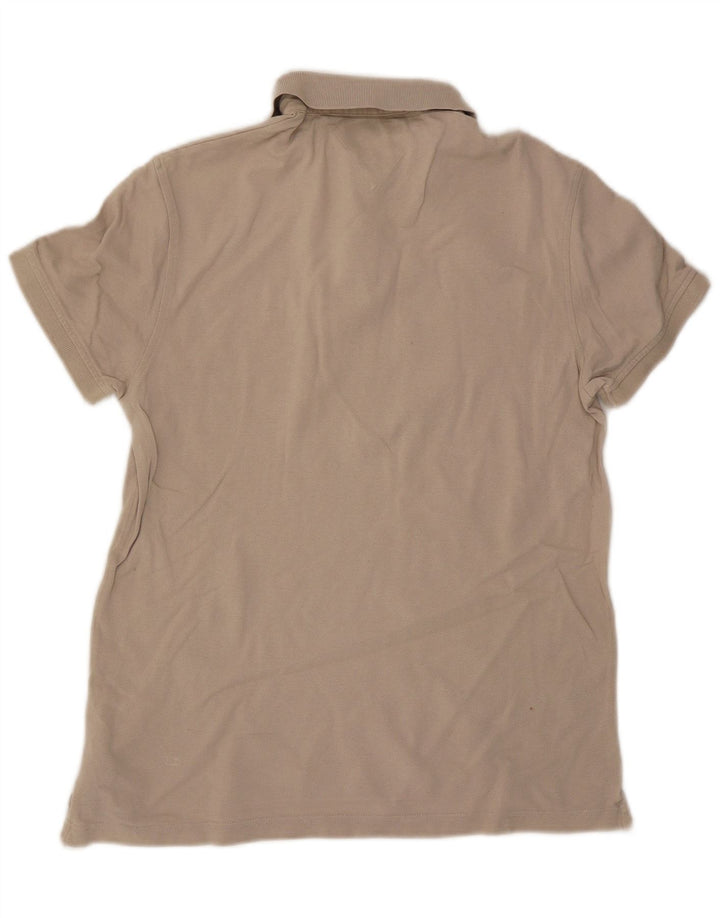 Tommy Hilfiger Herre Regular Fit Polo Shirt Lille Beige Bomuld