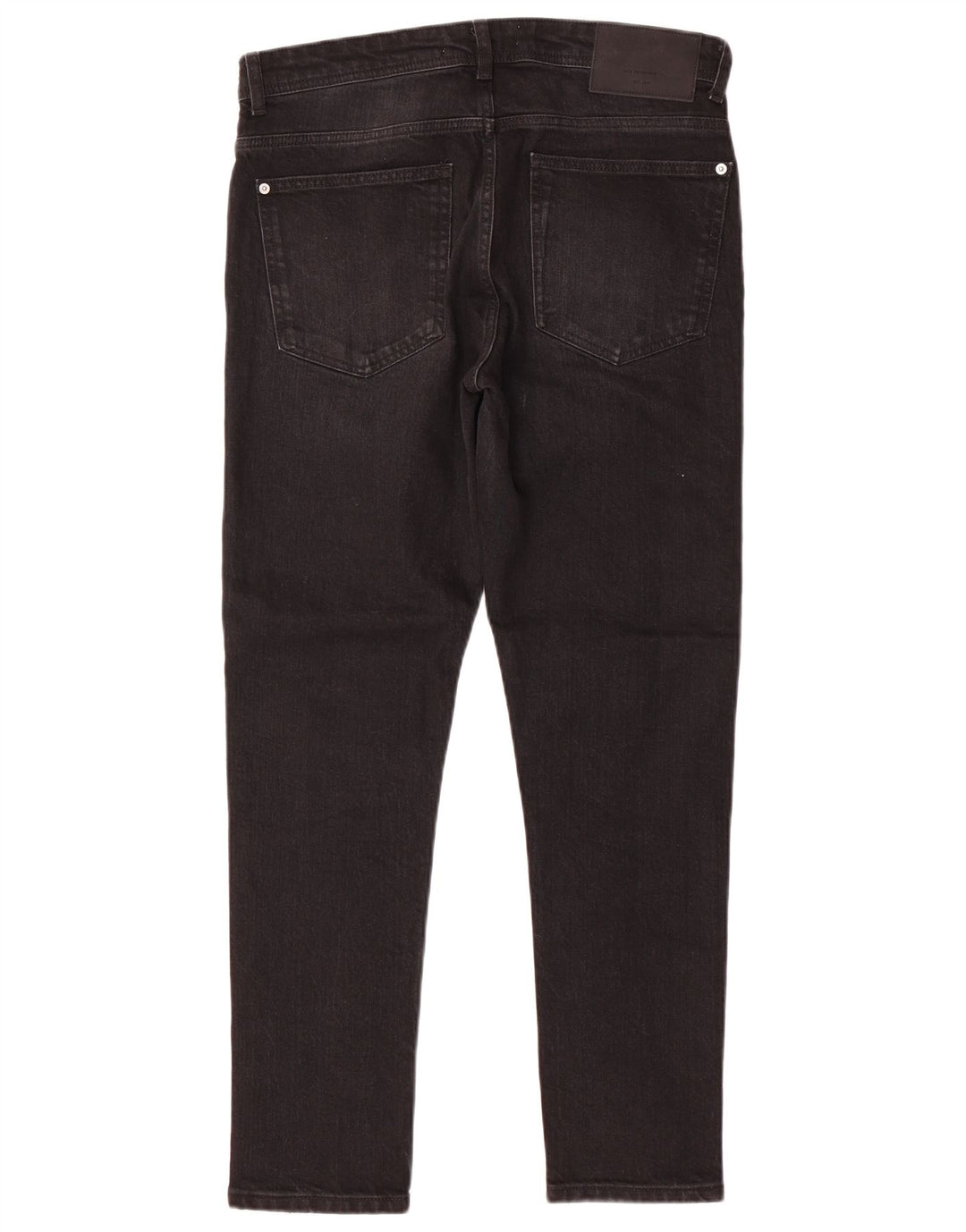 Zara Dame Slim Jeans EU 40 Medium W31 L29 Sort Bomuld