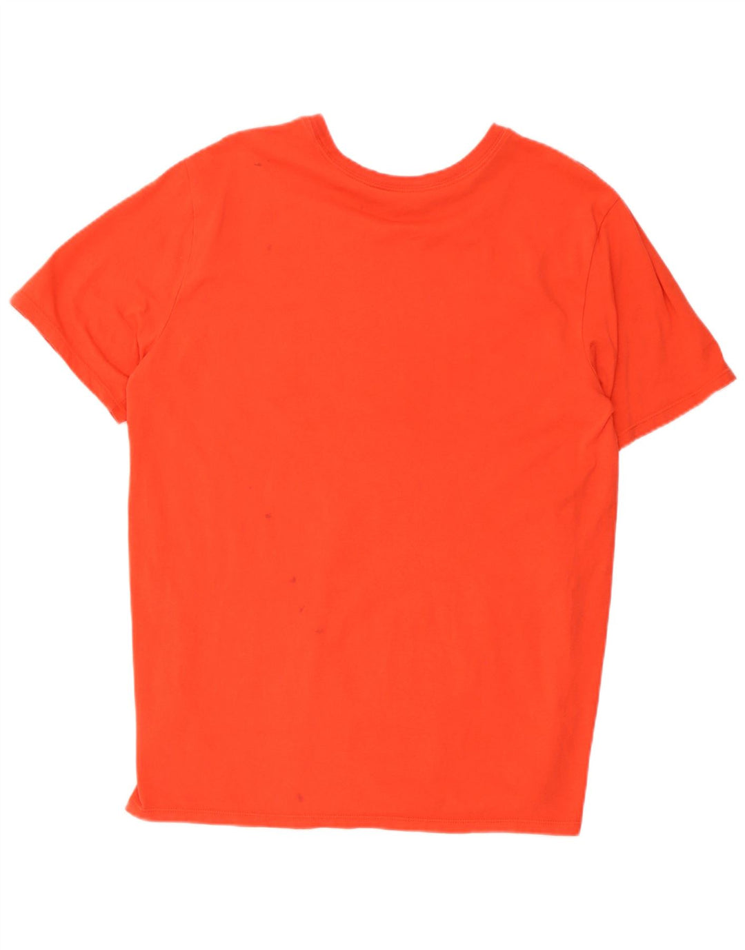 Nike Herre Dri Fit Grafisk T-Shirt Top Stor Rød Bomuld