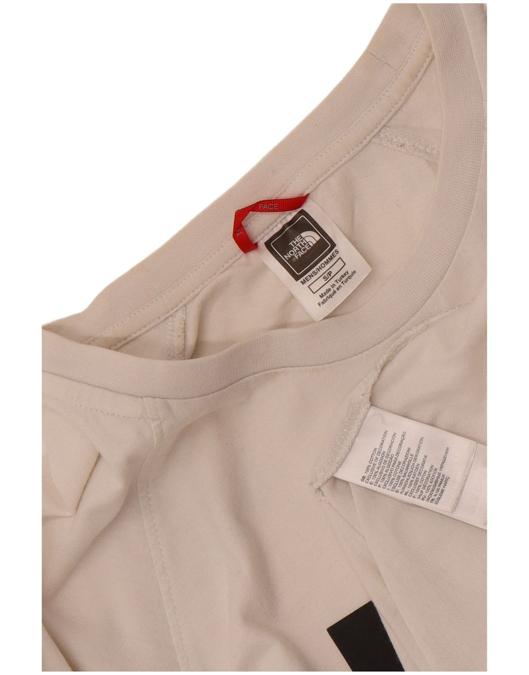 The North Face Herre grafisk T-shirt Top Lille hvid bomuld