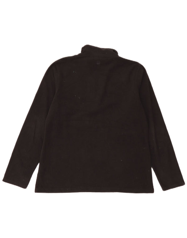 Mountain Warehouse Dame Fleece Jumper med lynlås DK 16 Stor Sort