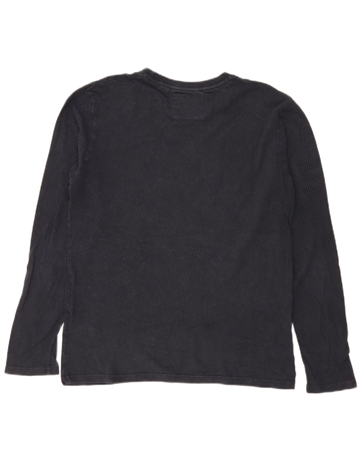 Superdry Grafisk Top Langærmet Herre Stor Sort Bomuld