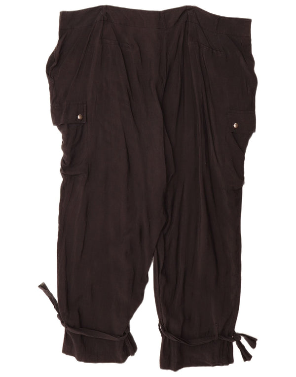 Marks & Spencer Cargo-bukser til kvinder, DK 24 4XL W44 L29 Sort