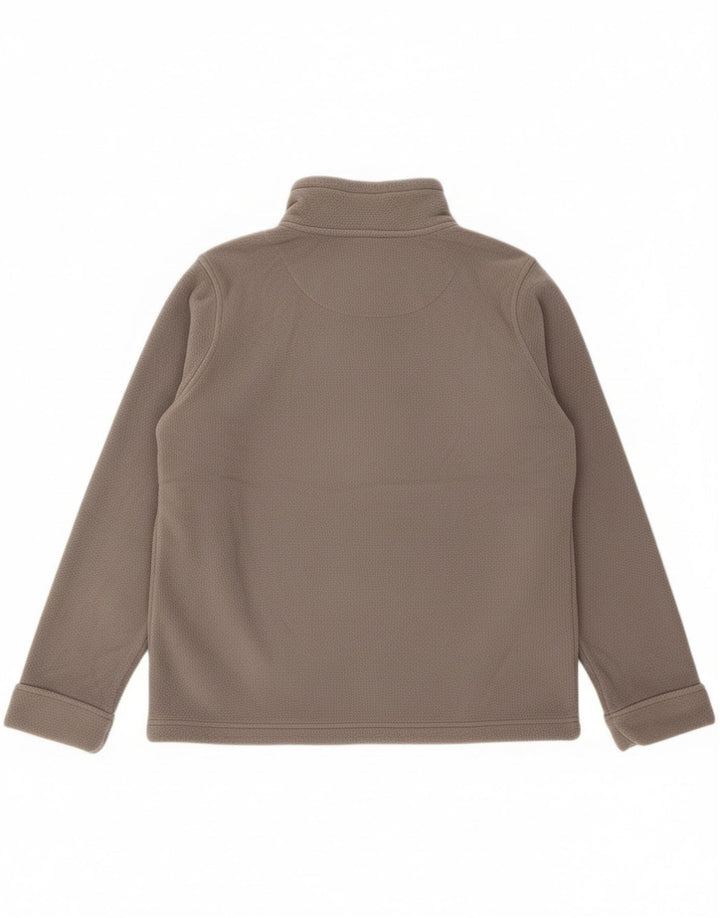 Marks & Spencer Dame Oversized Fleecejakke UK 12 Medium Grey Polyester