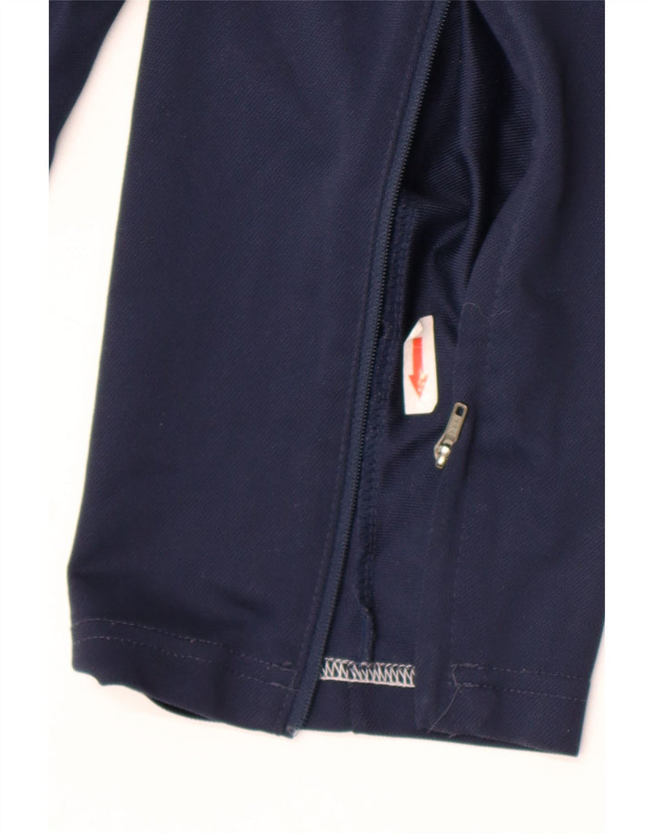 Nike Herre Dri Fit træningsdragt Bukser Large Navy Blue Colourblock Polyester