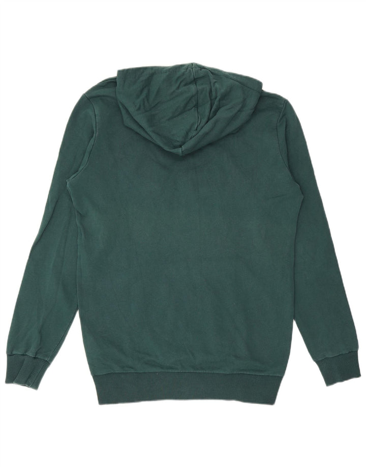 PUMA Grafisk hættetrøje til mænd, lille grøn bomuld