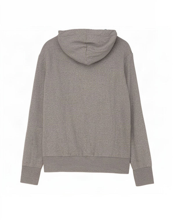 Puma Dame Grafisk Hættetrøje Sweater UK 16 Stor Grå Bomuld