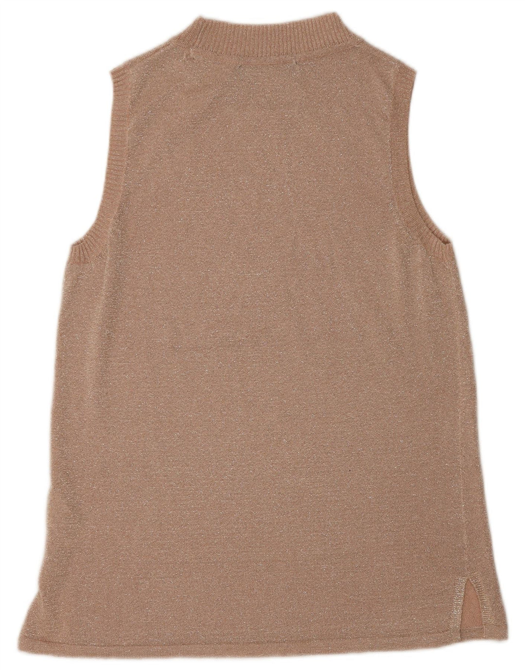 Marks & Spencer Damevest Top UK 12 Medium Beige Viscose