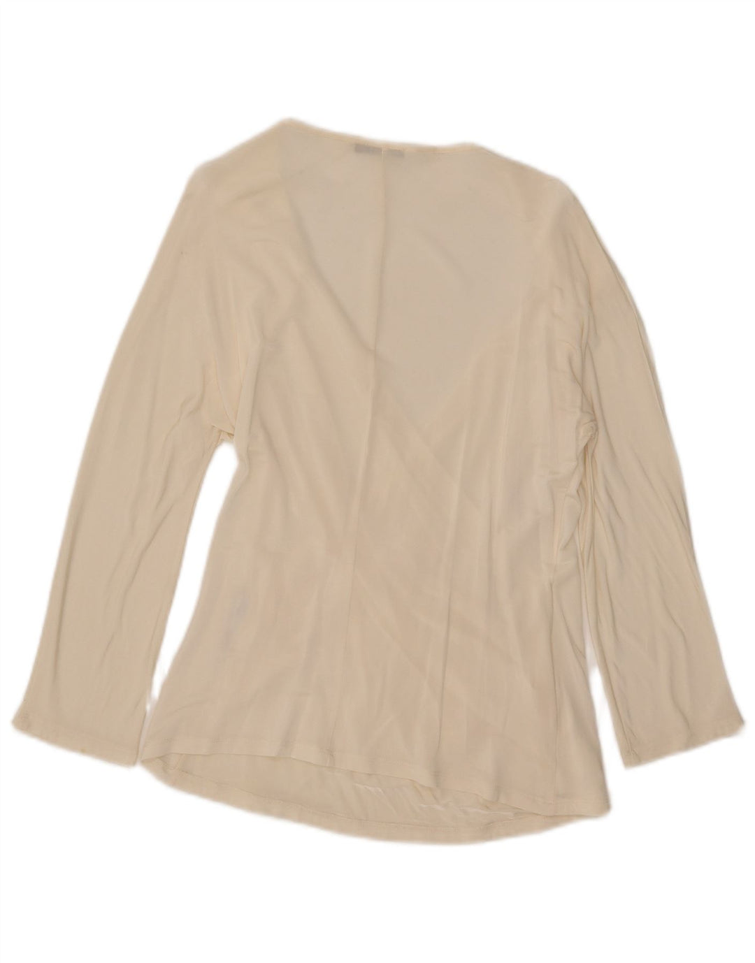 Marella Dame 3/4 ærmet bluse Top UK 18 XL Hvid